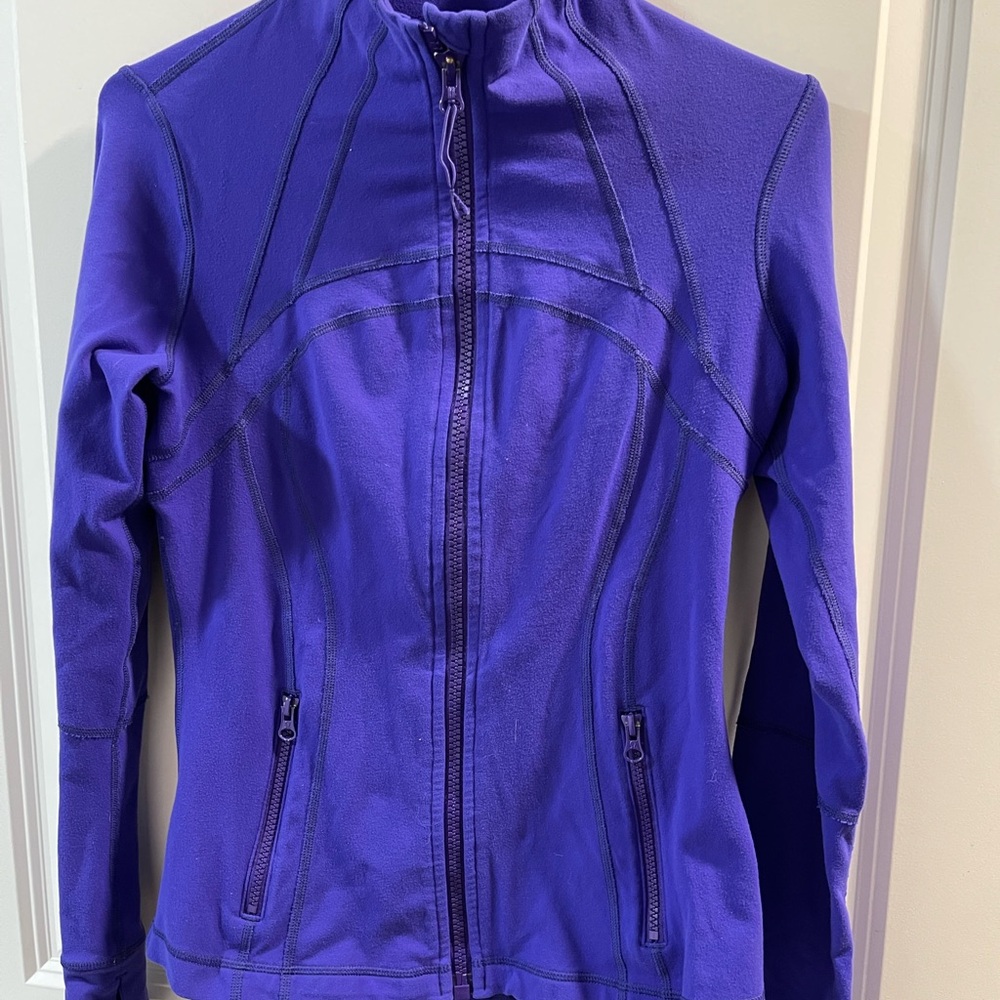 Lululemon Flawed Women's Purple Jacket Define Jacket Size 8 Good Condition
